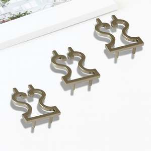 Tirador de Mueble Curvo Artístico de Aleación de Zinc, Moderno, Decorativo y Duradero para Cómodas, Comedores, Baños y Cajones - Ecológico - Product Image 1