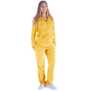 Survêtement de jogging de sport pour femmes personnalisé Offre Spéciale ensemble de 2 pièces de haute qualité pour l'hiver Style décontracté de couleur unie - Product Image 6