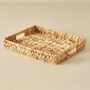 Bandejas artesanales para decoración del hogar, exhibición y almacenamiento, bandeja de jacinto de agua natural más vendida - Product Image 1