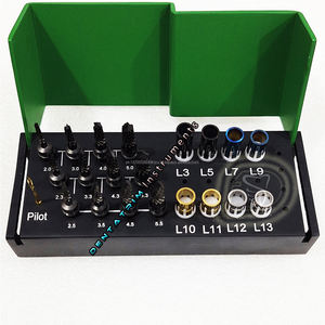 Kit de fresas de oseodensificación de logotipo personalizado con tapones de mangas Kit de taladro de cirugía dental con certificación CE Implantes Odontología - Product Image 6