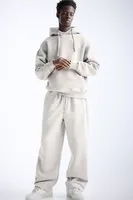 Ensemble de 2 pièces personnalisées : sweat à capuche ample et pantalon de jogging en molleton épais, coupe oversize, mélange polyester/coton, imprimé, respirant