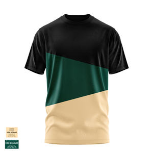 Hombres Premium 100% Algodón Boxy Fit Camisetas Casual Sólido O-cuello Diseño Oversized Jersey Tela Camiseta - Product Image 4