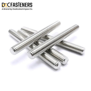 Tige filetée de taille personnalisée en acier au carbone/acier inoxydable/disponible à revêtement de zinc - Product Image 2