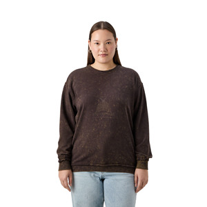 Sudadera con Capucha para Mujer, Estilo Lavado Ácido, Felpa, Cuello Redondo, Manga Larga, Gruesa, Desgastada, 100% Algodón - Product Image 1