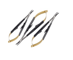 Porte-aiguilles manuel en acier inoxydable de haute qualité, très vendu, type Castroviejo, ciseaux droits, instruments chirurgicaux - Product Image 4