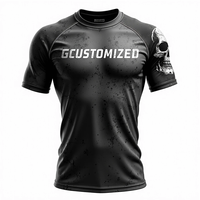 Rashguard BJJ en gros, vêtements de sport MMA, équipement d'entraînement professionnel pour la performance athlétique