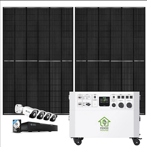 เครื่องกำเนิดไฟฟ้าพลังงานแสงอาทิตย์ Nature's Generator 14,400/7,200 วัตต์ รุ่น Gold Se Generator, สวิตช์ไฟฟ้า, (2) แผงโซลาร์เซลล์ 410 วัตต์, กล้องวงจรปิด - Product Image 1