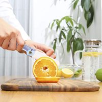 Japans Rechtshandig Keramisch Opvouwbaar Fruitmes Wit Keramisch Lemmet 8-9.9 inch Roestvrij Scherp Draagbaar Buiten Reizen Veilig Ontwerp