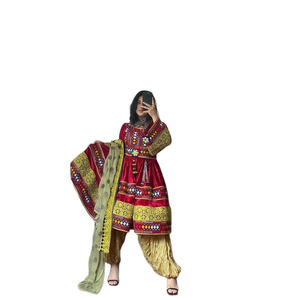 Los Mejores Vestidos Bordados de Manga Larga para Mujer al por Mayor de Pakistán, Última Llegada, Ropa Regional - Product Image 1