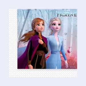 Servilletas de Fiesta Frozen 33X33Cm 20 Piezas por Bolsa para Decoración de Mesa de Cumpleaños - Product Image 2