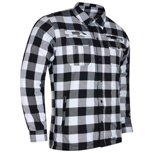 Mens Biker Motorcycle Shirt Lumberjack Rider <b>Jacket</b> Lined with Lining CE - Product Image 5