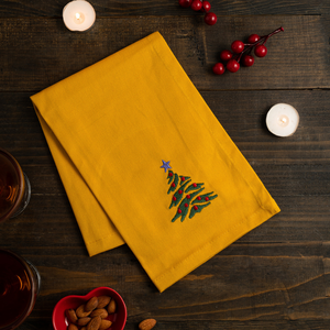 Serviettes de table carrées élégantes en coton pour mariage, production OEM pour les organisateurs d'événements, les hôtels, les acheteurs de décoration, en vrac, écologiques - Product Image 5