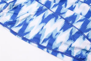 Leggings de sport en maille unie taille haute pour femme, longueur mollet, pour yoga et gym, extensibles, vêtements de sport - Product Image 5