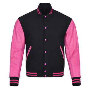 New Classic Wear Varsity Chaquetas Transpirable Cuello redondo Logotipo personalizado Manga completa Letterman Jacket - Product Image 1