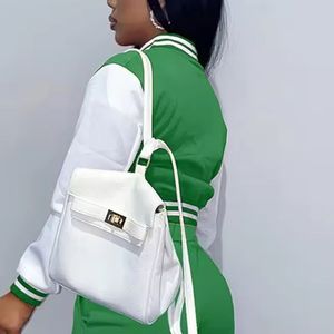 Women's Varsity Baseball Bomber Jacket Customized Embroidered Design Slim Fit Crop for Winter Wholesale - Product Image 5