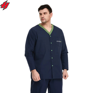 Uniforme de Enfermería de hospital al por mayor, uniforme de funcionamiento de moda personalizado unisex, conjuntos de tejido elástico, traje para correr médico - Product Image 2