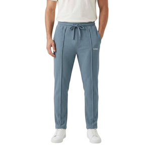 Mens Waffle Knit <b>Jogger</b> Pants Drawstring Elastic Waist <b>Slim</b> Fit Casual Lounge Sweatpants Soft Stretch Tapered Trousers Pockets - Product Image 1