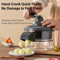 Éplucheur manuel en plastique pour fruits et légumes, outil de pelage durable, portable et efficace pour raisins, tomates, olives