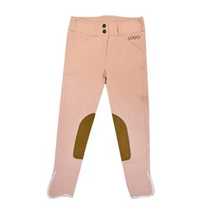 Pantalon jodhpurs entièrement en cuir personnalisable pour enfants culottes/leggins avant de vêtements équestres du fabricant d'usine pour l'extérieur - Product Image 1