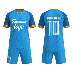 2025 nouvelle vente en gros Logo personnalisé sublimé Kits d'entraînement de l'équipe de football maillots uniforme ensemble garçons uniformes de football vêtements de football - Product Image 2