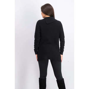 Maglione Invernale Asimmetrico da Donna Charter Club, Patchwork Nero, Taglia Grande - Product Image 3