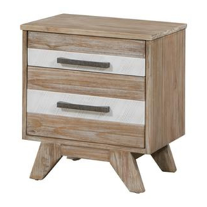 Wholesale <b>Pine</b> Wood 2 Drawer Nightstand Bedside <b>Table</b> Modern Bedroom Storage Cabinet Home Furniture Manufacturer - Product Image 5