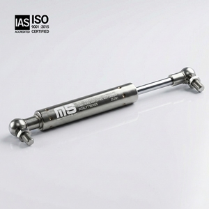 Resorte de Gas Cilíndrico de Acero Inoxidable AISI 316L 18mm-8mm 686mm 27.01in 50N-750N para Escotillas de Barcos y Yates Marinos MotionStruts - Product Image 1