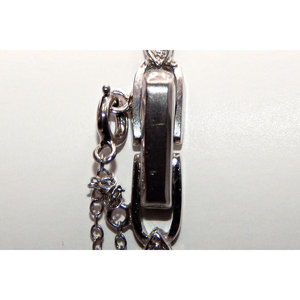 18K e 14K oro bianco Hover per orologio svizzero da donna con 28 diamanti acqua e cinturino impermeabile e quadrante - Product Image 6
