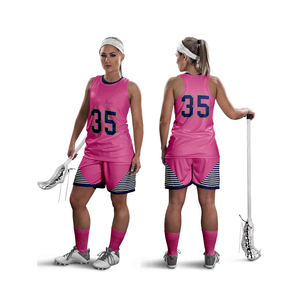 Uniformes de Lacrosse de alta calidad fresco transpirable Reversible Lacrosse Jersey al por mayor diseño sublimado personalizado - Product Image 3