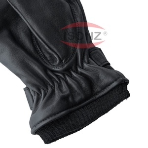 Guantes de Invierno Negros 2026 Hechos en Piel de Oveja, Cordero y Cabra con Forro Cálido - Product Image 3