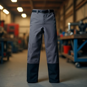 Weld <b>Shield</b> Size 56 Grey/Black <b>Protective</b> Trousers for Welding & Soldering Supplies - Product Image 3