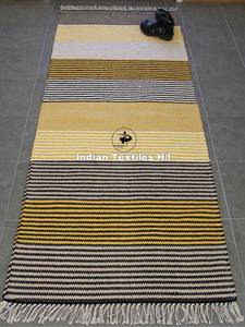 2025 de algodón de lujo a rayas tejido plano interior al aire libre alfombras económicas conjuntos hechos a mano alfombras planas modernas de gran valor ITHL - Product Image 4