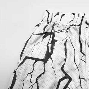 Pantalones cortos deportivos de secado rápido para hombre, éxito de ventas, pantalones cortos informales transpirables sólidos de malla impresa con logotipo personalizado - Product Image 3