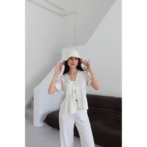 Set da donna in due pezzi con cravatta e Set da donna eleganti in alto e in basso - Product Image 4