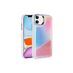 Coque en silicone antichoc SENK rose à motif de perles, résistante aux chocs et à la poussière, pour iPhone 12, 14 Plus et SE - Product Image 1