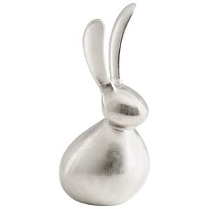 Estatuilla de conejo de Metal sólido de alta calidad, estante de mesa niquelado hecho a mano, decoración, precio al por mayor, artesanías de Metal Premium - Product Image 2