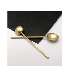 Gadgets de cuisine Cuillères à soupe en laiton de luxe Louche à soupe haut de gamme Cuillères de service Accessoire de maison le plus vendu - Product Image 6