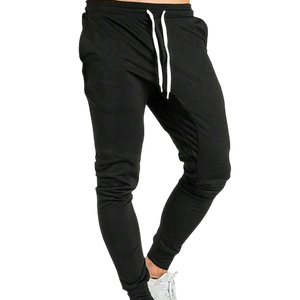 Pantalon de survêtement de jogging évasé taille haute pour hommes décontracté à la mode avec décoration coupe-vent à rayures Leggings à jambe droite - Product Image 1
