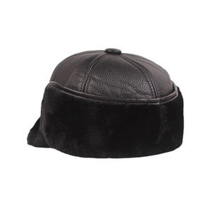 Wholesale Custom Russian <b>Hat</b> <b>Men</b> Trapper Leather Bomber Warm Trooper Ear Flaps Women <b>Winter</b> Ski <b>Hats</b> - Product Image 2