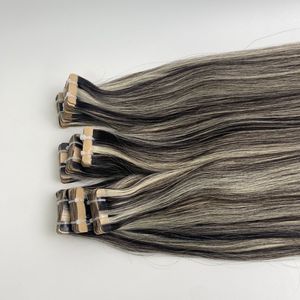 Venta al por mayor cinta adhesiva resaltar 1B/60C 22 pulgadas cinta en extensiones de cabello 100 cabello humano - Product Image 3