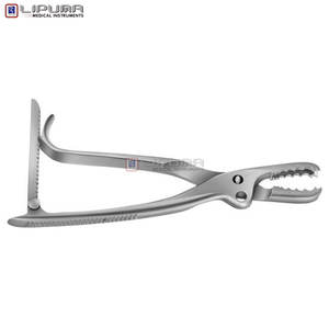 Pinzas de sujeción de hueso Farabeuf Lambotte, mordazas ortopédicas quirúrgicas de 255mm, 11mm, acero inoxidable, abrazadera ósea de 10 pulgadas, instrumentos médicos - Product Image 3