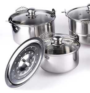 American High Spiral Steamer Tapa de vidrio Hot Spot Acero inoxidable ZC440 - Product Image 1