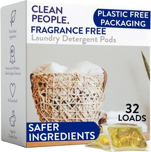 Lessives en dosettes sans parfum The Clean People, sans parfum, lot de 32 - Product Image 5