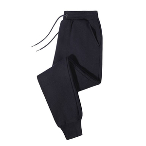 Pantalon de randonnée en coton polaire pour hommes en plein air Logo personnalisé tendance pantalon de sport décontracté de grande taille en tissu de velours côtelé - Product Image 4