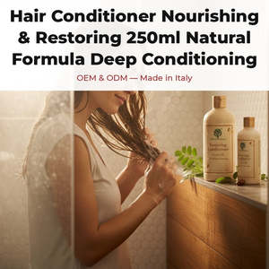 Après-shampoing nourrissant et réparateur 250ml, formule naturelle aux acides aminés, marque privée OEM Italie RedMoringa - Product Image 2