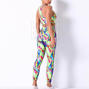 Conjunto de Yoga Deportivo para Mujer, Conjunto de Yoga sin Costuras para Mujer, Ropa Deportiva para Entrenamiento, Conjunto de Yoga Sublimado para Mujer - Product Image 3