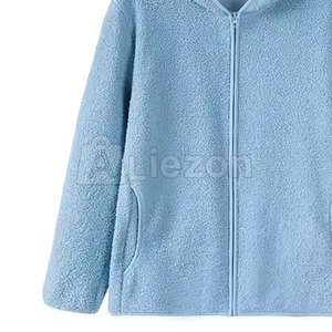 Veste polaire pour femmes la plus vendue de haute qualité conception personnalisée vente en gros de veste polaire d'hiver pour femmes - Product Image 4