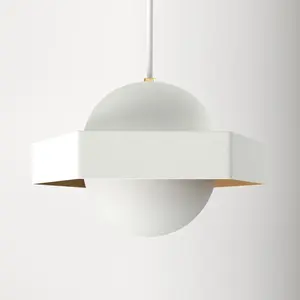 Lámpara colgante moderna con revestimiento blanco, perfecta para el hogar, Hotel, sala de estar, iluminación, uso de decoración, luz de techo colgante - Product Image 2