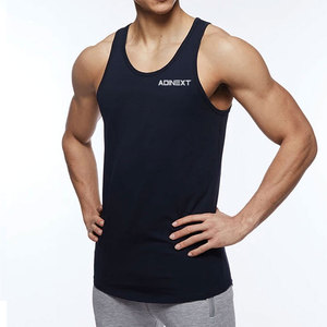 Camiseta sin mangas informal de punto transpirable para hombre - Ropa deportiva sostenible de poliéster/algodón, MOQ bajo, mejor precio - Product Image 1