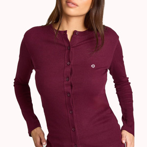Conjunto de Dos Piezas para Mujer, Blusa de Manga Larga con Botones y Pantalones Holgados, Atuendo Casual Transpirable - Product Image 3